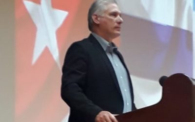 Discurso de Miguel Díaz-Canel en la Facultad de Ciencias Exactas de la UBA