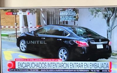 GOBIERNO DE FACTO DE BOLIVIA IMPIDE SALIDA DE FUNCIONARIOS DE EMBAJADA DE MÉXICO