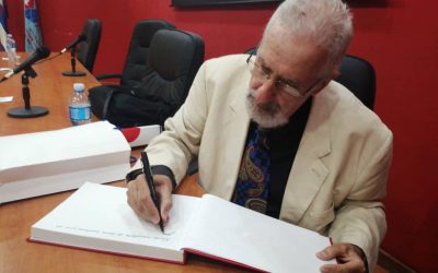 Conferencia y firma en el Libro de Honor del Instituto Superior de Relaciones internacionales “Raúl Roa”