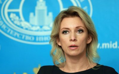 DECLARACIONES DE LA PORTAVOZ DEL MINISTERIO DE ASUNTOS EXTERIORES DE LA FEDERACIÓN DE RUSIA, MARÍA ZAJÁROVA.