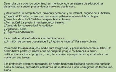 La contribución de los docentes