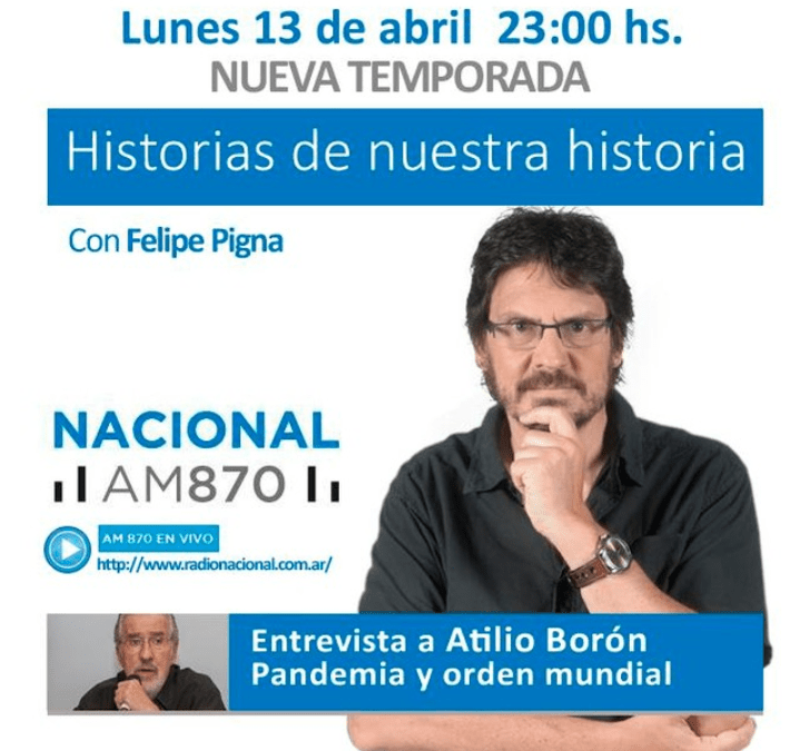 Entrevista con Felipe Pigna en Radio Nacional