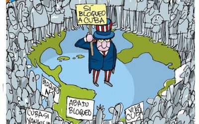 Nueva votación en la ONU: la comunidad internacional repudia por enésima vez el Bloqueo Genocida de EEUU a Cuba: 184 votos exigiendo el fin del bloqueo; 2 a favor (Estados Unidos e Israel); y 3 abstenciones de los gobiernos “lamebotas” del imperio: Colombia, Ucrania y Brasil.