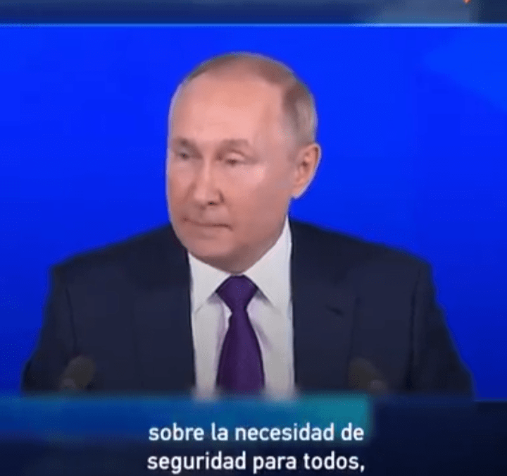 Putin explícita el contexto que finalmente desembocó en la guerra. Recomiendo escuchar con atención