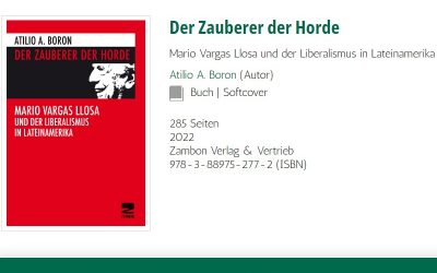 Feliz de la vida con la aparición de mi Hechicero de la Tribu en Alemania. Don Mario no quiere debatir, pero ya está el libro en lengua castellana, portuguesa, francesa y ahora alemana. Ya viene la edición en inglés y en mandarín. El círculo se va estrechando. No se librará de mí tan fácilmente