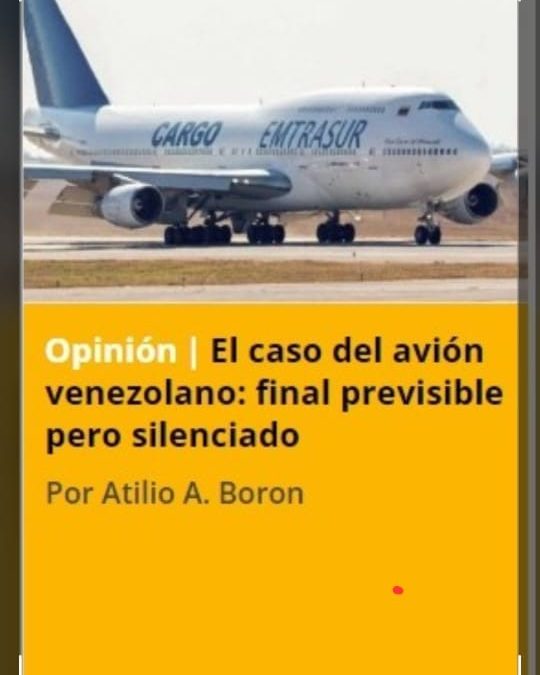 ¿Cómo terminó la bochornosa historia del avión venezolano?