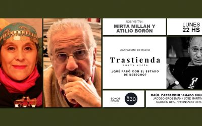 Diálogo con Raúl Zaffaroni, Amado Boudou, Mirta Millán y otros amigos en el programa La Trastienda