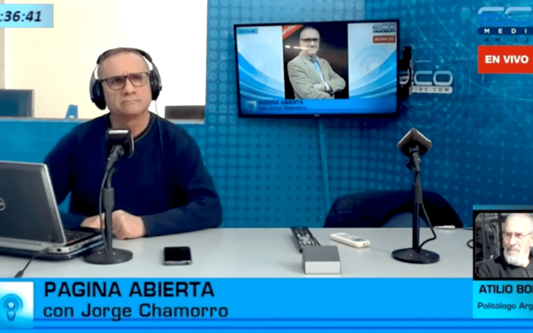 Atilio Boron entrevistado por Jorge Chamorro en Página Abierta por Eco Medios: “Gerardo Morales con sus acciones en Jujuy es el Bukele argentino”