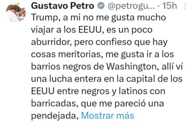 Comparto esta interesantísima carta del presidente Petro en respuesta a Trump