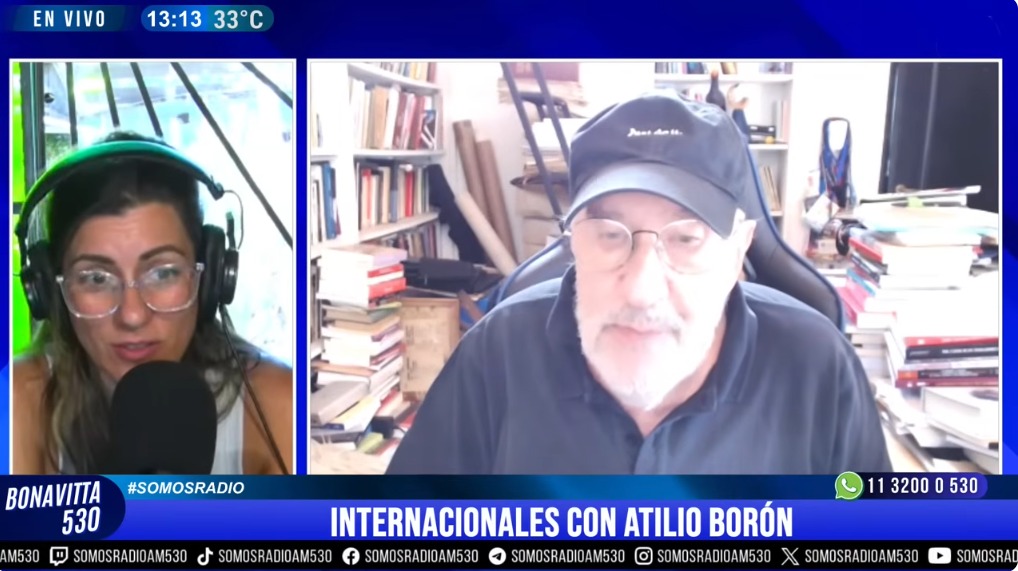 Columna sobre la escena internacional en diálogo con Felicitas en su programa Bonavitta en 530