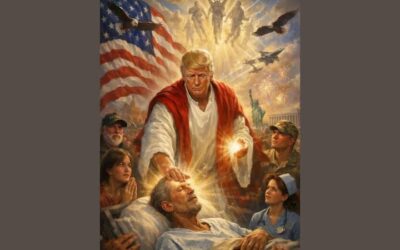 Trump como Jesucristo